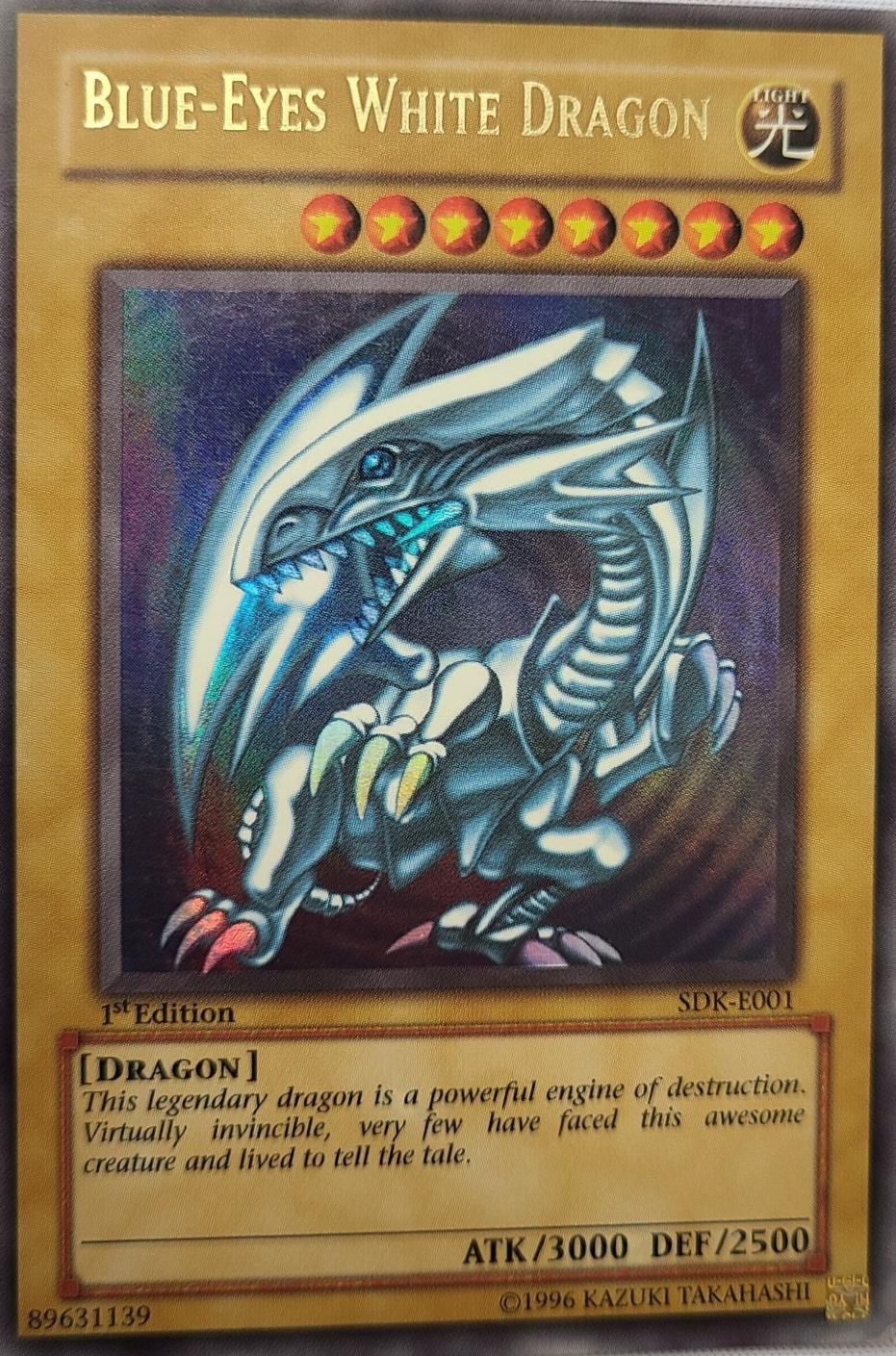 Blue-Eyes White Dragon [1st Edition] SDK-E001